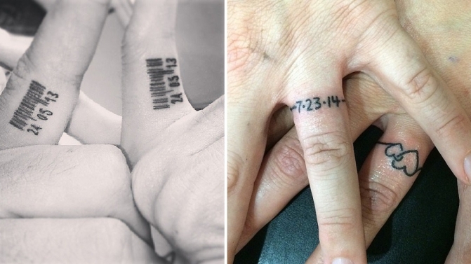 Esqueça os anéis de comprometido, a moda é tatuar os dedos